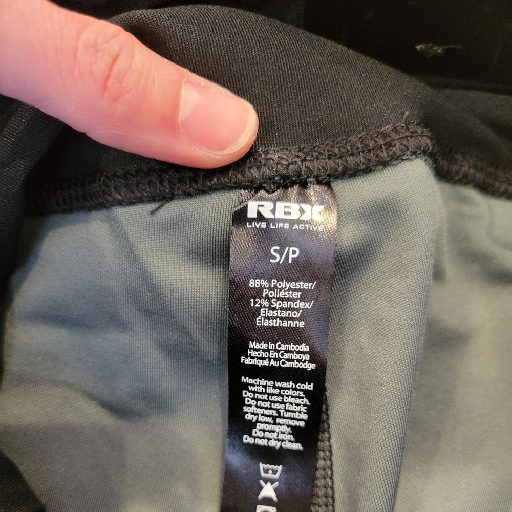NWT RBX Ankle Length Mesh Panel Leggings - Picture 8 of 10